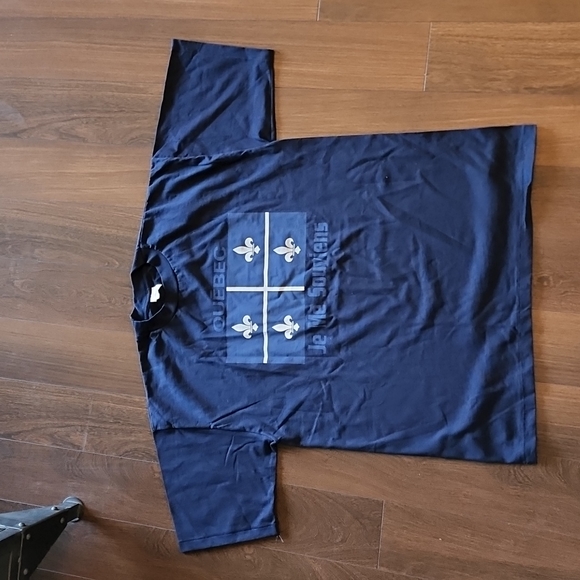 Quebec Sourvenir Tee. Navy Blue. Men's Size XL - Picture 1 of 6